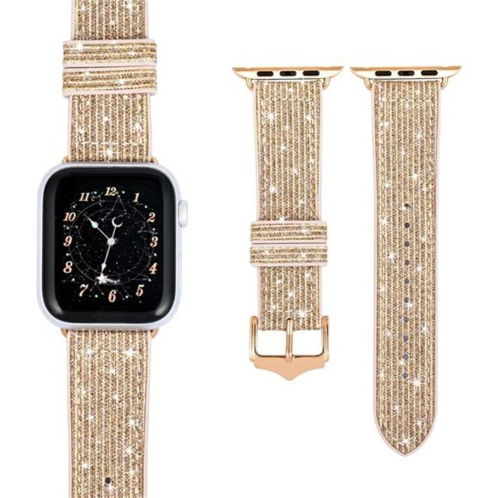 NEW Rose Gold Bling Sparkle Apple Watch Band
